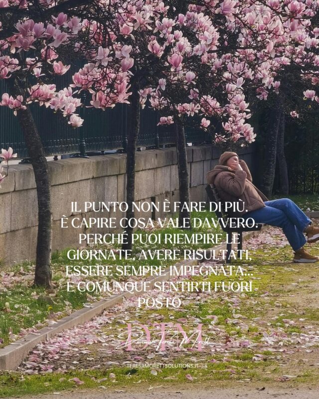 Il problema non è che non sai cosa fare.

Il problema è che, spesso, lo sai…
ma scegliere davvero implica cambiare.

E cambiare fa paura.

Nel lavoro lo vedo ogni giorno:
persone capaci, intelligenti, con visione — ma bloccate.

Non da mancanza di opportunità.
Ma da convinzioni, abitudini, sicurezza.

Ho scritto un articolo su questo:
su quanto siamo noi, a volte, il nostro ostacolo più grande.

Se lavori su te stesso, se senti di poter fare di più,
se non vuoi più accontentarti…

Leggilo.

👉 Link in bio

#leadership #crescita #imprenditori #mentalità #coaching #successoconsapevole